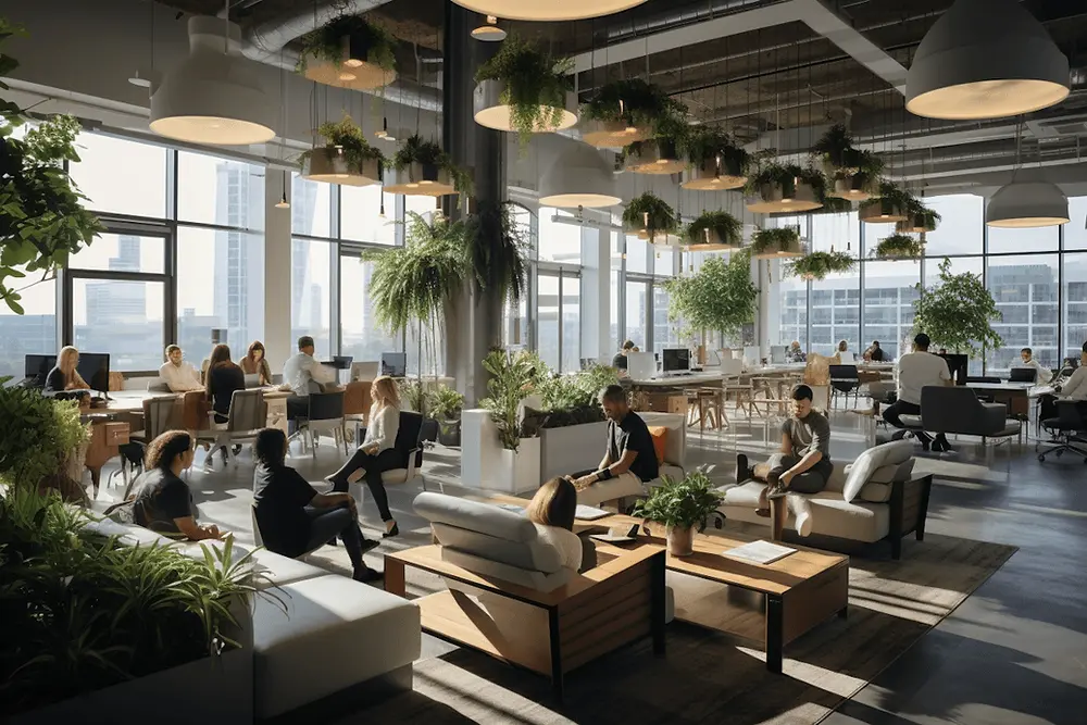 Modern work office