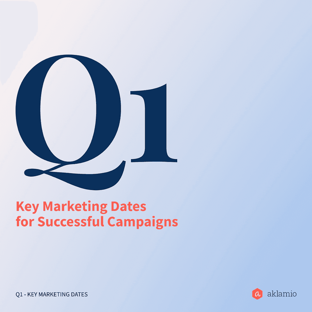 Q1 key dates: how to turn January, February, and March into growth opportunities