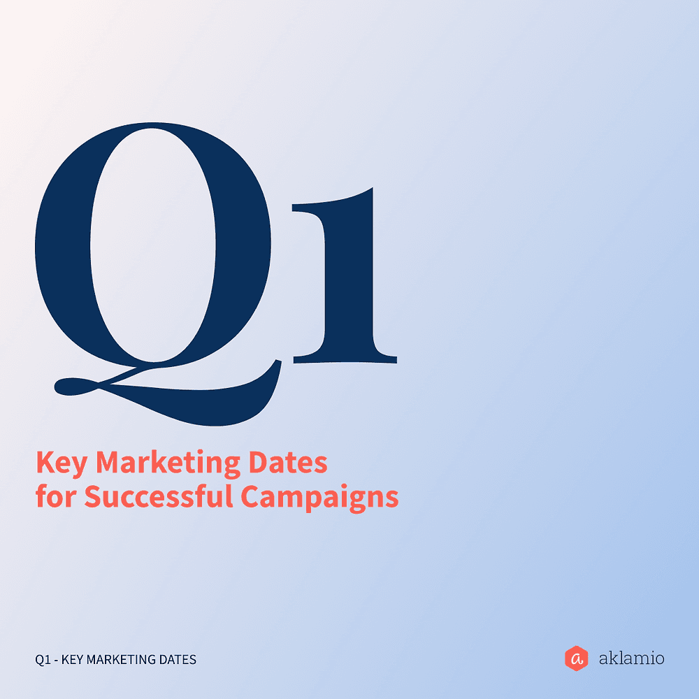 Les dates marketing incontournables du premier trimestre